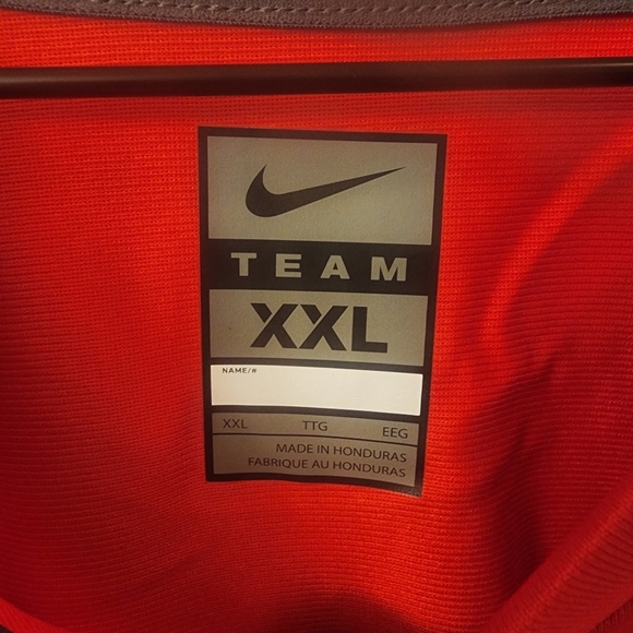 NWOT Nike Ohio State Buckeyes NCAA Football Team Jersey Mens XL & XXL - Picture 10 of 11